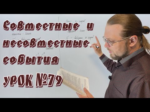 Видео: Теория вероятностей. Совместные и несовместные события.