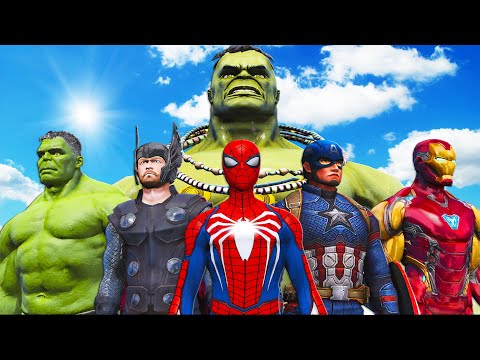 Видео: мстители против окончательного халка - эпическая битва супергероев
