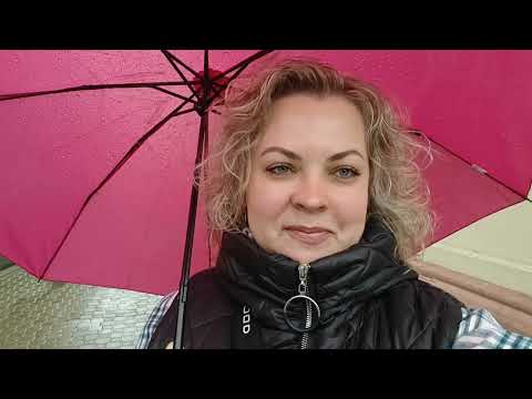 Видео: Попали под ливень / без людные улицы / ночная Бедронка / Poland Lublin