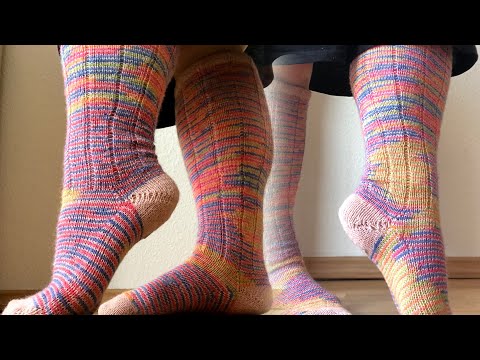 Видео: Гольфи спицями від миска в техніці хелікс // пятка бумеранг з клином підйому