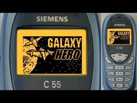 Видео: Galaxy Hero - Легендарная игра с телефона Siemens c55! (Mobile Scope AG 2002 год)