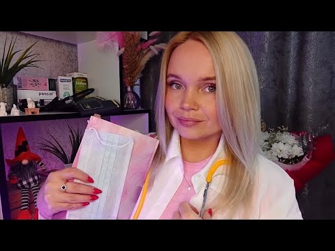 Видео: АСМР🩺ВРАЧ-ТЕРАПЕВТ/осмотр 