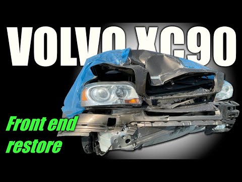 Видео: Volvo XC90. Front end restore. Ремонт переда.