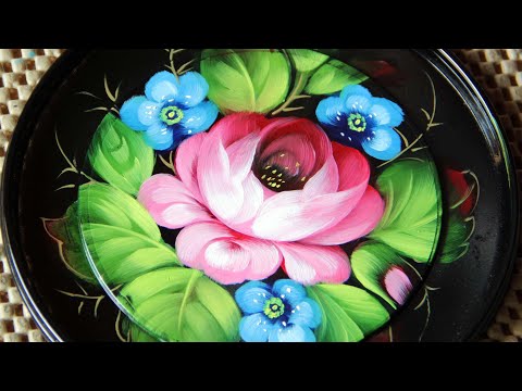 Видео: На чем тренироваться рисовать Жостово. Полезный Мастер-класс для начинающих художников