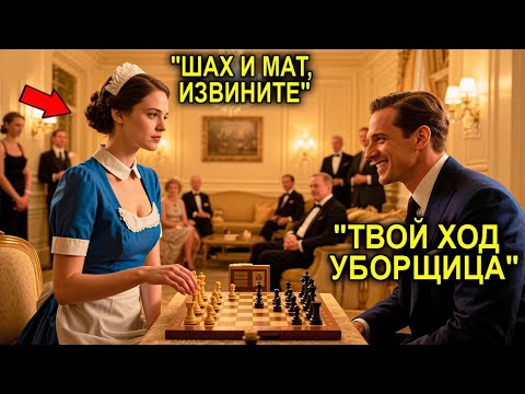 Видео: Миллионер Заставил Уборщицу Сыграть В Шахматы, Чтобы Унизить… Но Её Первый Ход Шокировал Всех