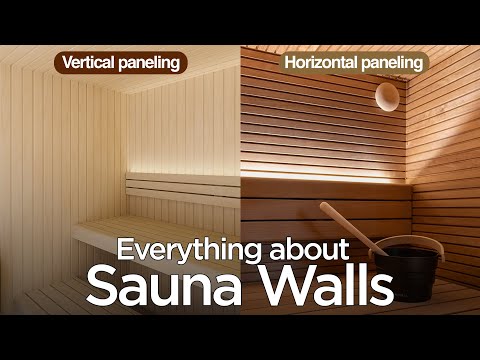Видео: Как построить идеальные стены сауны