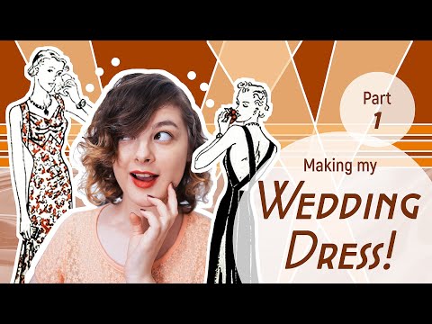 Видео: Шью свадебное платье! (Часть 1)