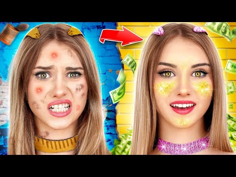 Видео: Гига Богатый Отчим VS Бедный Папа || Меня Удочерили Миллиардеры