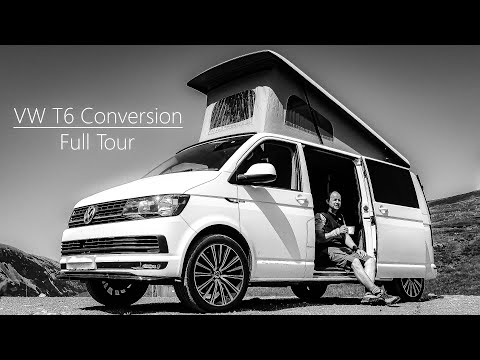 Видео: Идеальный аксессуар для отдыха на природе | Переделка кемпера в T6 LWB VW | Van Tour