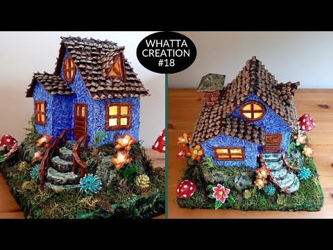 Видео: DIY Fairy House using Pinecones | Casa de Hadas | Сказочный дом | परियों का घर