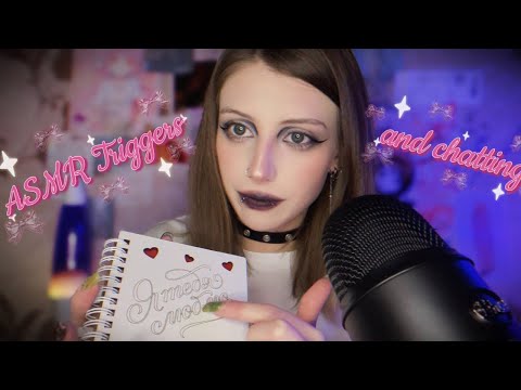 Видео: ASMR triggers and chatting ฅ≽^•⩊•^≼ฅ АСМР триггеры и болтушки