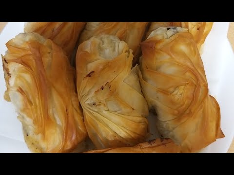 Видео: Пирожки из тесто фило