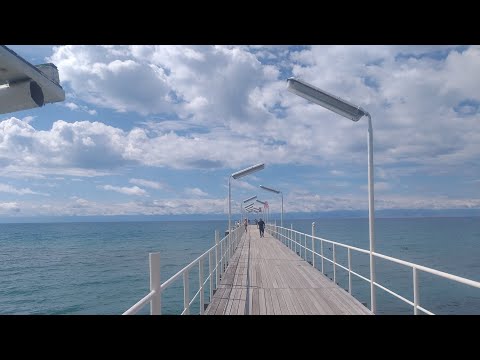 Видео: Пьем пивасик и любуемся красивыми видами. Озеро Ысык-Кол, Исыкуль, Чон-Сары-Он. Дом отдыха Алтын Кум