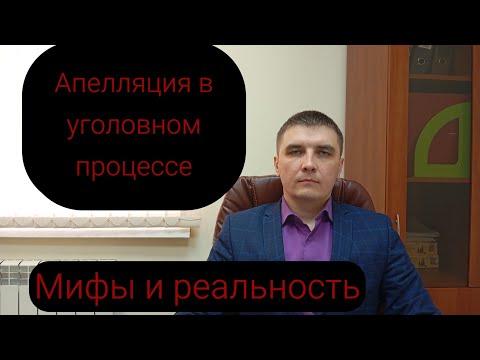 Видео: Апелляционная жалоба на приговор. Что следует ожидать.