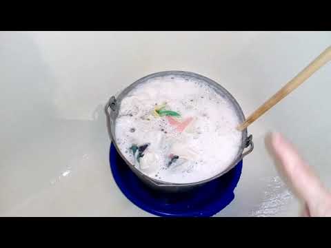 Видео: Стирка без стирки!Дешево и сердито!!!Еще и отбеливает:-)))