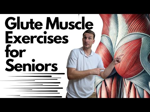 Видео: Слабые ягодичные мышцы? Простые упражнения для укрепления ягодичных мышц для пожилых людей