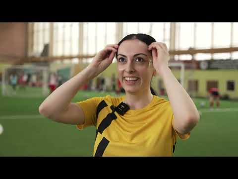Видео: билайн на первом корпоративном турнире по футболу для девушек от GirlPower