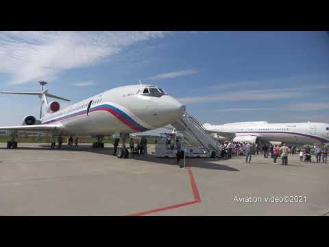 Видео: Чкаловский. День открытых дверей в честь дня ВВС РФ! Осмотр легендарных ИЛ-18, ИЛ-62, ТУ-134, ТУ-154