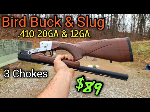 Видео: Обзор и стрельба из традиционного однозарядного ружья RIA 12 калибра