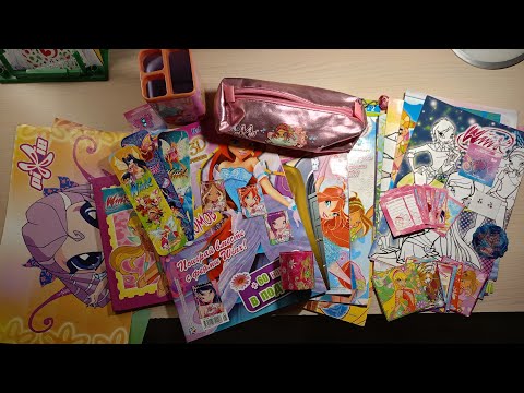 Видео: Распаковка вещей с Винкс.