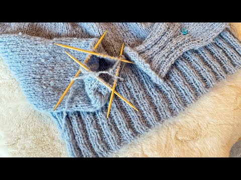 Видео: Быть Ли Зимней Сказки…??Решение Принято!Продвижение По Голубому Джемперу#вязание #vlog