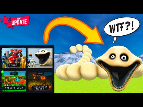 Видео: NextBots на игровой площадке! Я НАШЁЛ ГОЛОДНОГО ЧЕРВЯКА ROBLOX