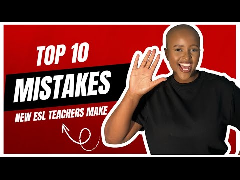 Видео: 10 главных ошибок, которые совершают начинающие онлайн-преподаватели английского языка (+ как их ...