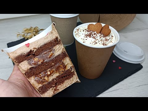 Видео: Что это? Кофе? Cake to go Торт в стакане