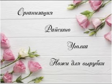 Видео: Новый способ хранения ножей для вырубки. Кармашки))) /Скрапбукинг  / Scrabooking