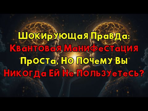 Видео: Секрет Квантовой Манифестации Раскрыт: Почему Это Доступно Всем, Но Никто Не Использует?