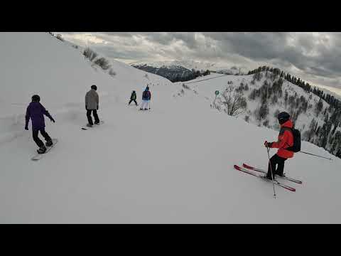 Видео: Роза Хутор - Явор - 10 февраля 2024 - Спуск 5