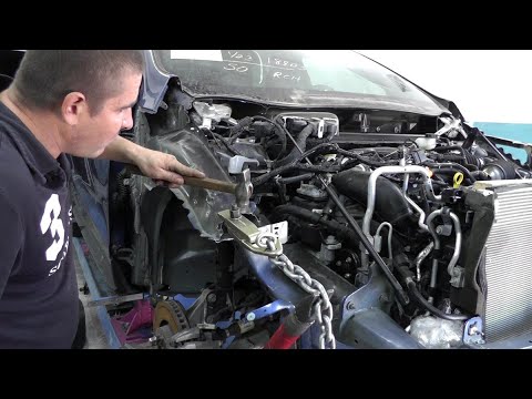 Видео: Ford Edge ST.  Вытяжка. Рихтовка. Сборка и т.д.
