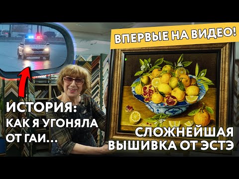 Видео: Столько красоты! 😍 Восхитительный набор ЭстЭ + 17 сказочных вышивок и как Я УГОНЯЛА   ОТ ГАИ 🚔...