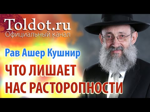 Видео: Рав Ашер Кушнир. О том, что лишает нас расторопности. Месилат Йешарим 49