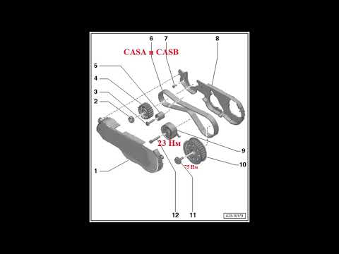 Видео: #037(3) замена ремня тнвд 3.0TDI .audi a6\q7,vw Touareg