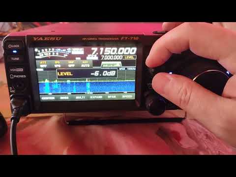 Видео: FT-710 работа за городом на треугольник.