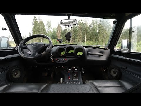 Видео: Мега УАЗ с бортовыми от ТРАКТОРА и мотором 230 л.с.