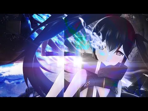Видео: Черноволосая Хацунэ Мику мочит роботов-маньяков в Black★★Rock Shooter: Dawn Fall