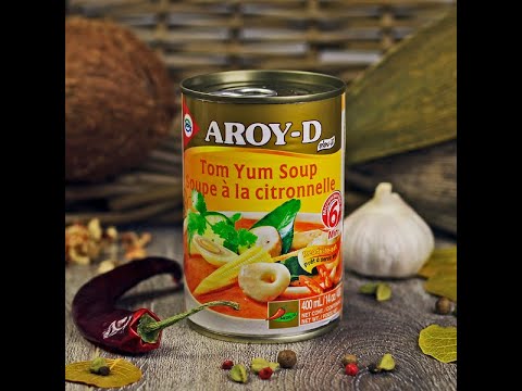 Видео: Суп Том Ям в банке | Tom Yum Soup Aroy-D | MaksMutant