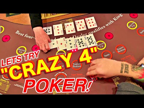 Видео: ДАВАЙТЕ ПОПРОБУЕМ ПОКЕР «CRAZY 4» В ЛАС-ВЕГАСЕ