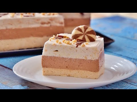 Видео: Торт «Сытное летнее мороженое» с тремя кремами