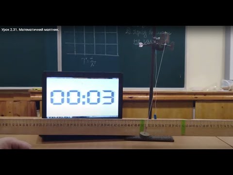 Видео: Урок 2.31. Математичний маятник.