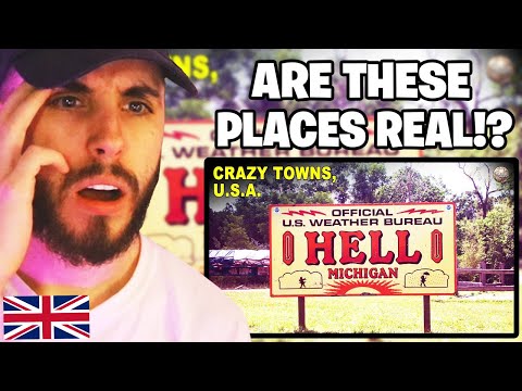 Видео: Реакция британца на самые странные маленькие города в Соединенных Штатах