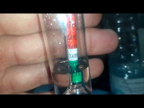 Видео: Параметры после 10 дней отстоя.