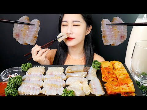 Видео: Мукбанг [Hongeo-Hoe] Ферментированные Скат и Макколи Real Sound MUKBANG | ASMR | EATING SOUND