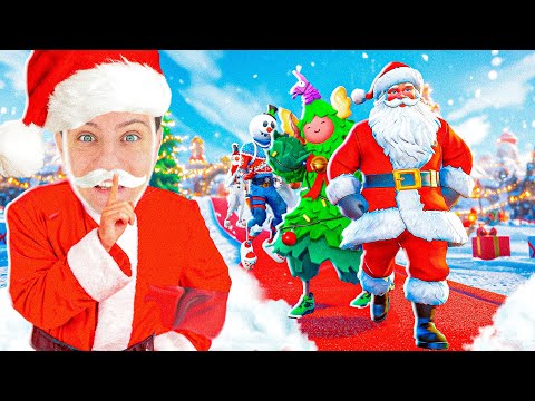 Видео: НОВОГОДНЯЯ БИТВА СКИНОВ в Фортнайт