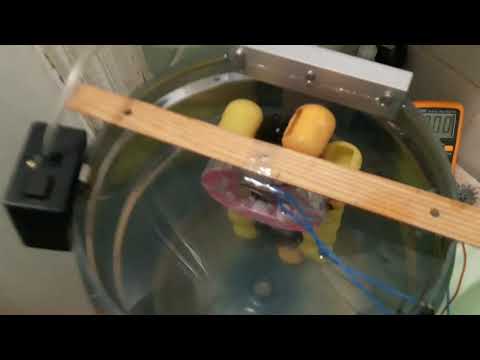 Видео: Пневмогидравлический поплавковый генератор (типа Рош). Pneumohydraulic float generator (Rosch type)