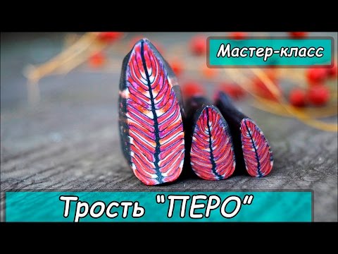 Видео: Кейн "ПЕРО" из полимерной глины  ❤ Мастер-класс ❤ Polymer clay tutorial