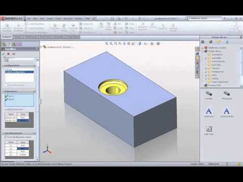 Видео: SolidWorks Design Library - Библиотека проектирования