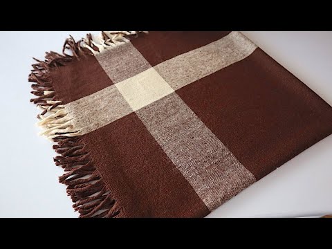 Видео: Нашла у свекрови старый шерстяной платок и сразу же разрезала. Получилась новая шикарная вещь